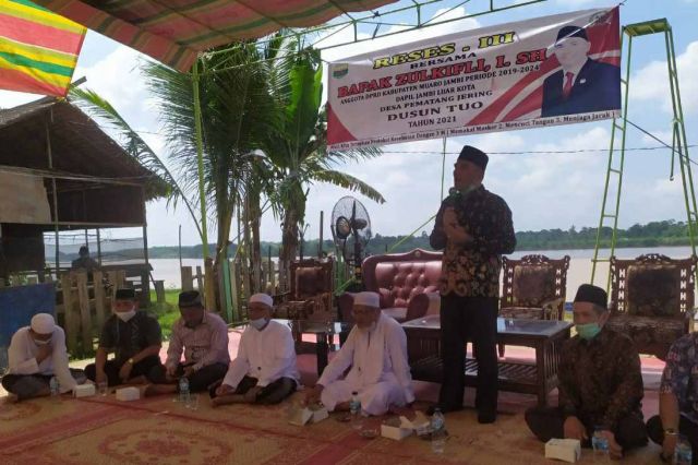 Zulkifli Anggota DPRD Muaro Jambi Gelar Reses di Dusun Tuo