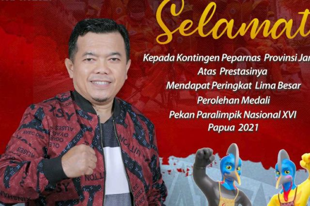 Gubernur Al Haris: Selamat Kepada Atlit Peparnas Provinsi Jambi atas Mendalinya