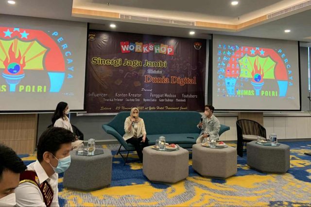 Bidhumas Polda Jambi Gelar Workshop Sinergi Jaga Jambi Melalui Dunia Digital