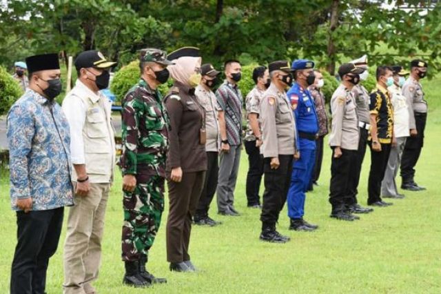 Wabup Robby Ikuti Apel Gelar Pasukan