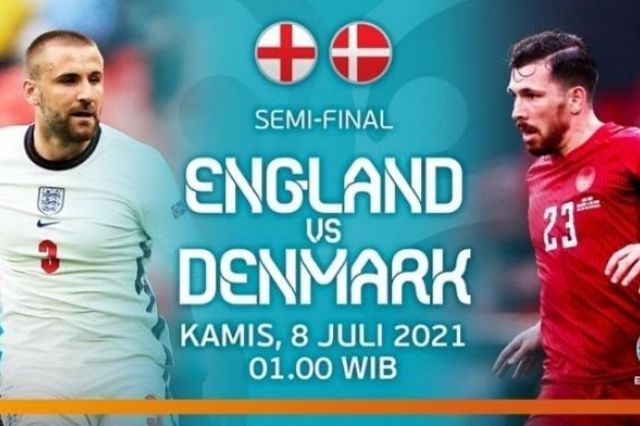 Link Live Streaming Semi Final Euro 2020, Inggris vs Denmark