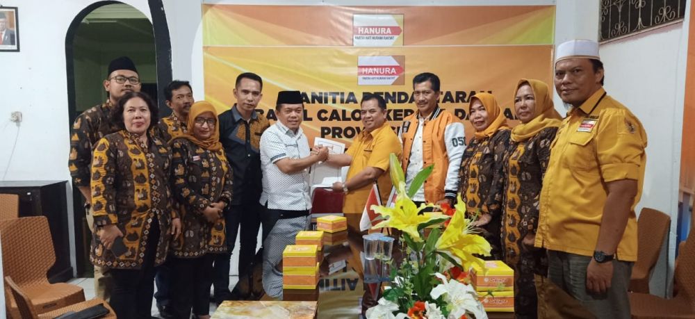 Pengembalian Berkas Pendaftaran, Al Haris : Semoga Hanura Bisa Bersama Kita