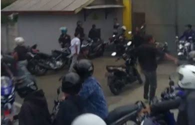 Bentrok Ormas di Sukabumi, Polisi dan Petugas Gabungan Siaga