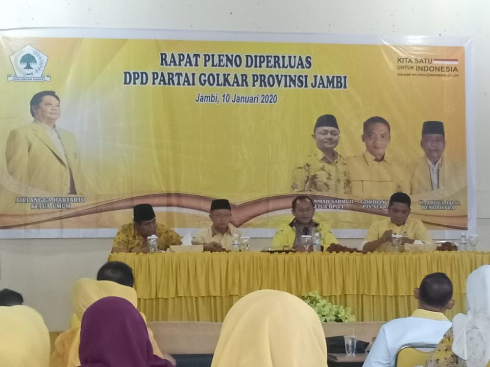 Golkar Gelar Pembahasan Musda dan Pilkada, Fasha dan Haris Tak Tampak Hadir
