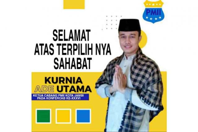 Ade Kurnia Utama Terpilih Menjadi Ketua Umum Cabang PMII Kota Jambi 2021-2022