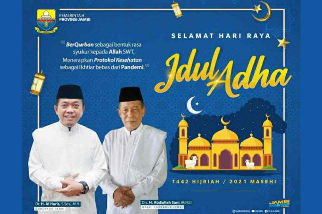 Semangat Idul Adha, Gubernur Al Haris Ajak Masyarakat Tingkatkan Kepedulian Sosial