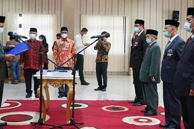 Mashuri Kukuhkan Pengurus Baznas Merangin Periode 2021-2026