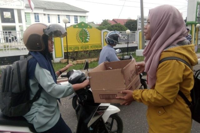 Peduli Penderita Kanker, Wartawan Merangin Turun Galang Dana