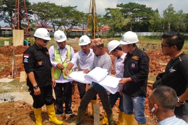 Sidak Proyek Pembangunan Kantor Bupati Baru, Dewan Merangin Temukan Kejanggalan