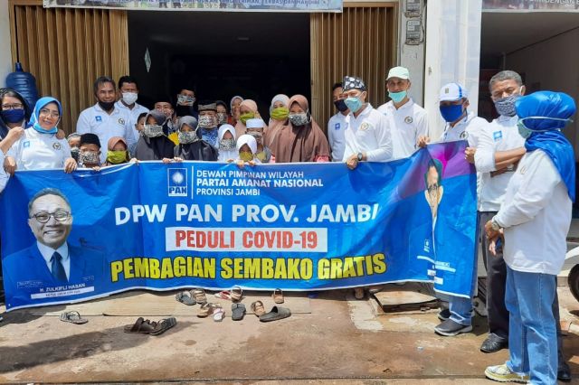 DPW PAN Jambi Salurkan Bantuan ke 16 Panti dan Warga Miskin