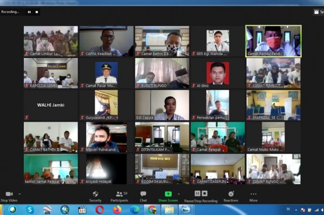 FPHB, PERMAHI dan Tim Terpadu Gelar Diskusi Online Terkait Pemberantasan PETI