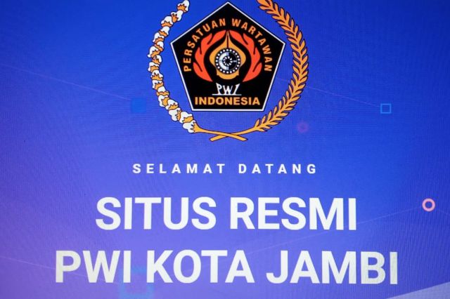 Jelang Pelantikan, Portal Resmi PWI Kota Jambi Diluncurkan
