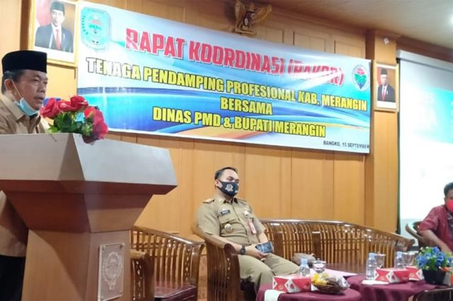Hadiri Rakor Pendamping Desa, Al Haris: Dumisake Penguatan Pembangunan di Desa