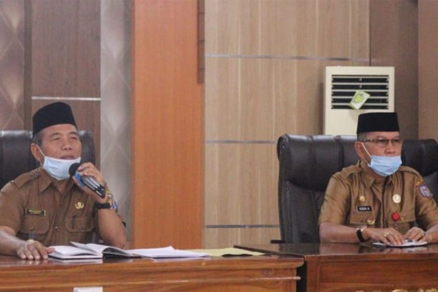Jadi Plt Bupati Merangin, Mashuri Lansung Gelar Rapat Perdana