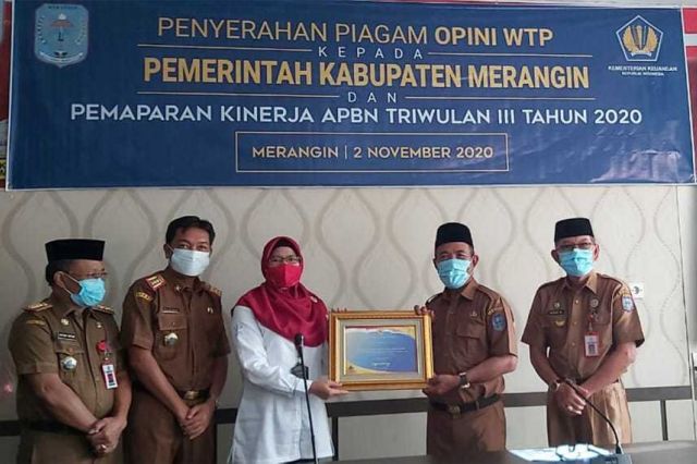 Dibawah Pimpinan Al Haris, Merangin Kembali Raih Predikat WTP dari BPK