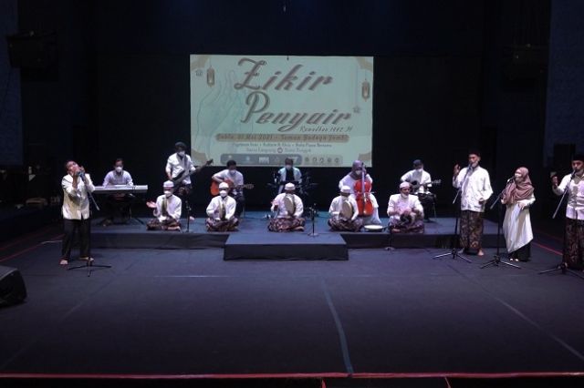 Dzikir Penyair Teater Tonggak Merawat Silaturahmi Antar Seniman Jambi