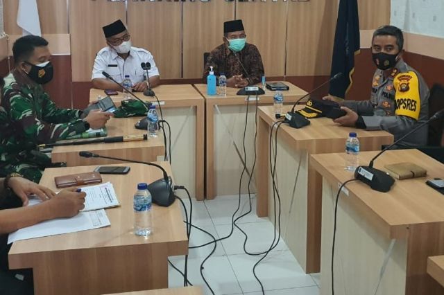PPKM Level 4 Merangin, Mashuri Lapor Penanganan Covid-19 Terkini ke Gubernur