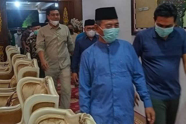 Pasca Kecelakaan, Bupati Mashuri Kembali Beraktivitas