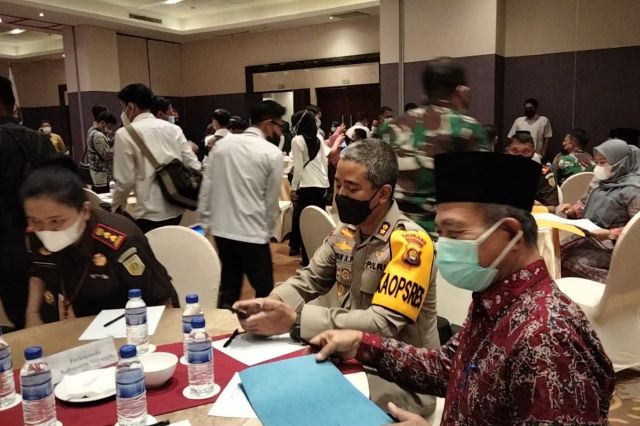 Bupati Mashuri Laporkan Perkembangan Covid-19 ke Gubernur, Begini Kondisi Merangin