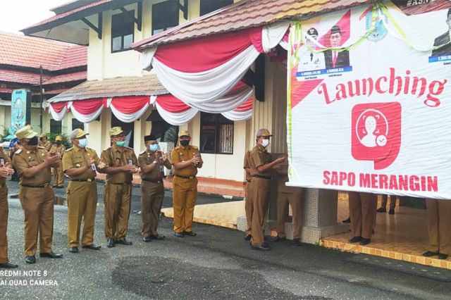Launching Sapo Merangin, Sekda Fajarman: ASN Absensi dari Aplikasi