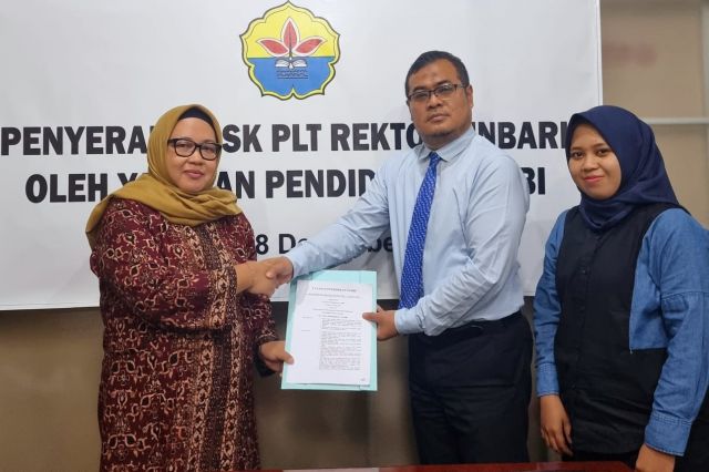 Yunan Surono Jabat Plt Rektor Universitas Batanghari