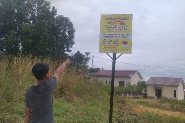 Sayembara Tangkap Maling Berhadiah Uang Jutaan Rupiah di Muaro Jambi