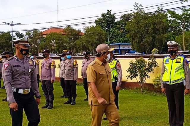 Bupati Romi Pimpin Upacara Apel Gelar Pasukan Operasi Keselamatan Siginjai 2022