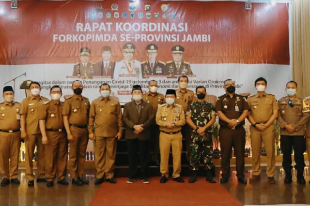 Rakor Penanganan Covid Bersama Forkopimda, Wabup Hairan Sampaikan Isu Strategis