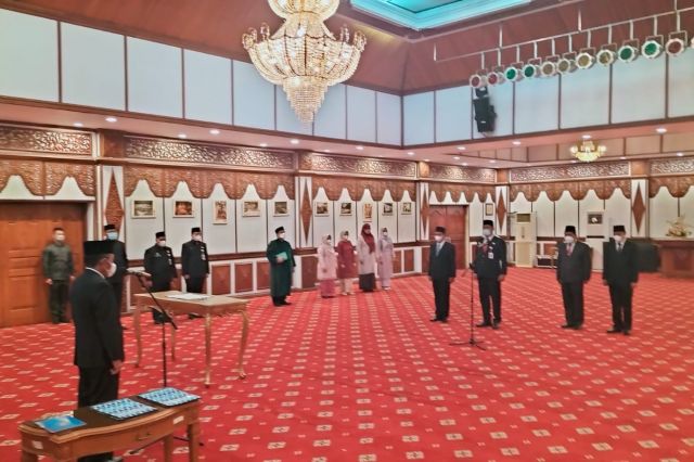 Ini Nama-nama Pejabat Eselon II yang Dilantik Wagub Abdullah Sani Malam Ini