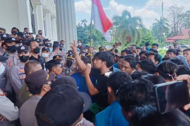 Gelar Aksi Unjuk Rasa, Ini Tuntutan Aliansi Mahasiswa Jambi
