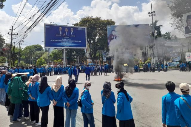 Aliansi BEM SI Provinsi Jambi Gelar Aksi Unjuk Rasa, Ini Tuntutannya