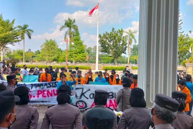 Aksi di Gedung DPRD, Ini Tuntunan Aliansi Mahasiswa Kerinci-Sungai Penuh
