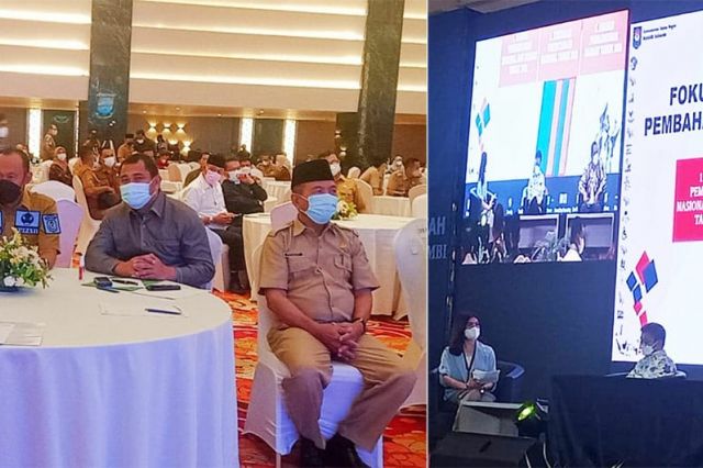 Bupati Mashuri Tandatangani Hasil Musrenbang Provinsi Jambi 2023