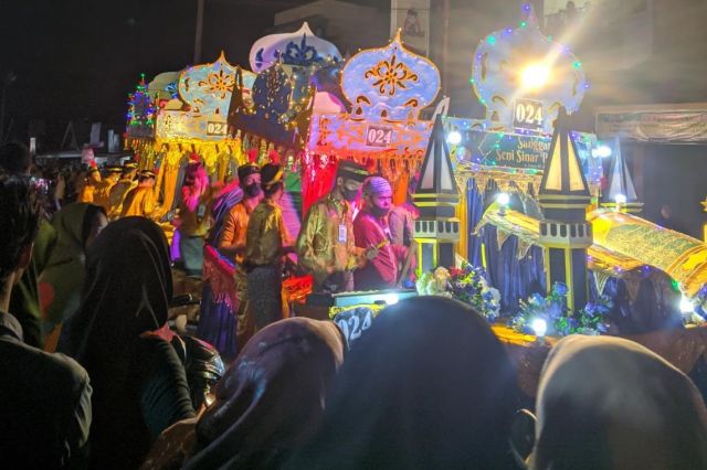 Tradisi Arakan Sahur Tanjab Barat Tahun 2022 Pukau Pengunjung