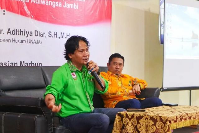 Gandeng Federasi Hukatan KSBSI, Universitas Adiwangsa Jambi Gelar Seminar Nasional Implikasi UU Cipta Kerja