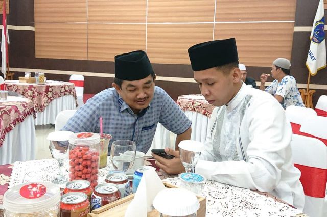 Silaturahmi dengan Anwar Sadat, Peni Sampaikan Rencana Program KNPI Tanjab Barat