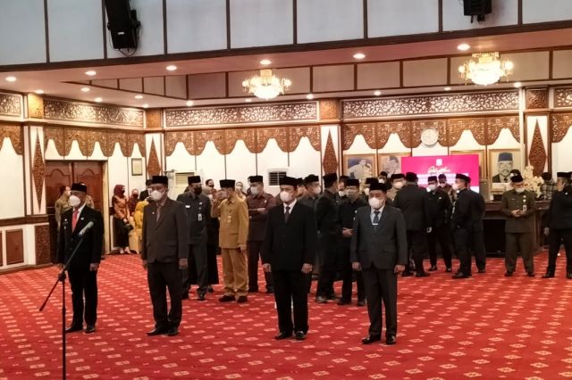 Ini Nama-nama Empat Pejabat Eselon II yang Dilantik Gubernur Al Haris Malam Ini