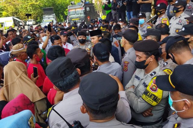 Temui Massa Aksi Aliansi Buruh, Edi Purwanto: Aspirasi Akan Diperjuangkan ke Pemerintah Pusat