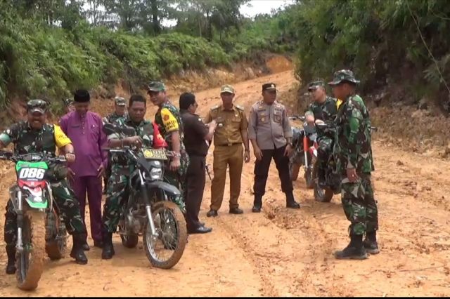 Pembangunan Infrastruktur TMMD di Desa Kembang Seri Baru Sudah Mencapai Diatas 50 Persen