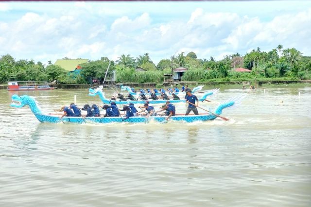 Mantap! Tanjab Barat Sementara Raih 5 Emas di Kejurprov Dayung PODSI Jambi