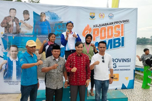 Edi Purwanto Lepas Start dan Serahkan Medali Kejurprov PODSI Jambi 2022