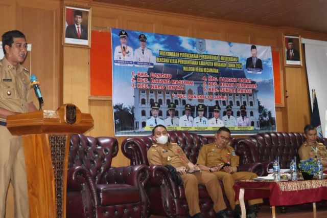 Wabup Nilwan Yahya Buka Musrembang Merangin 2024