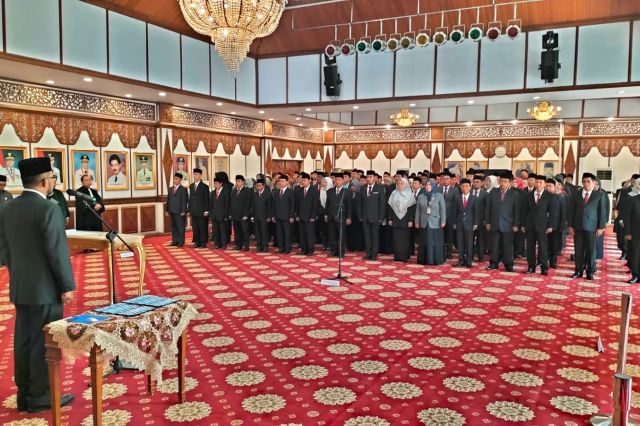 Ini Nama-nama 144 Pejabat Pemprov Jambi yang Dilantik Sekda Sudirman