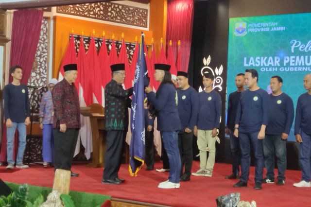 Wagub Abdullah Sani Lantik Ketua dan Pengurus Laskar Pemuda JKS Masa Khidmat 2023-2026