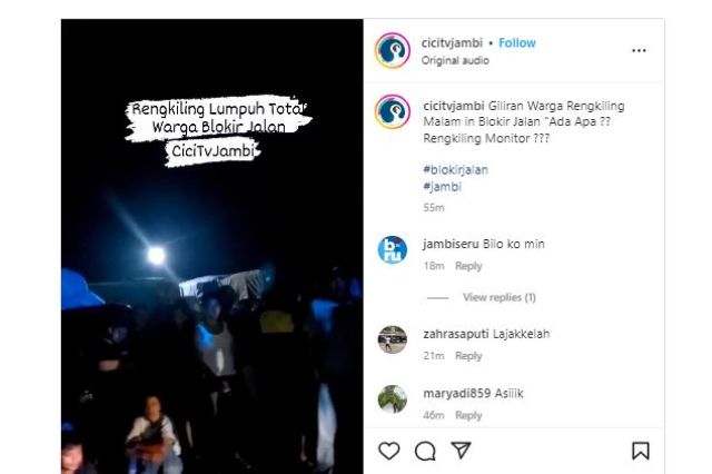 Warga Rangkiling Dikabarkan Blokir Jalan