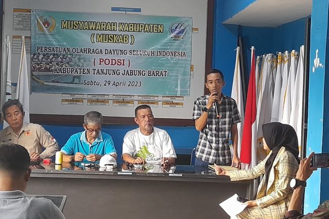 Muskab PODSI Tanjab Barat: Sapi'i Berharap Ketua Terpilih dapat Memajukan Atlet