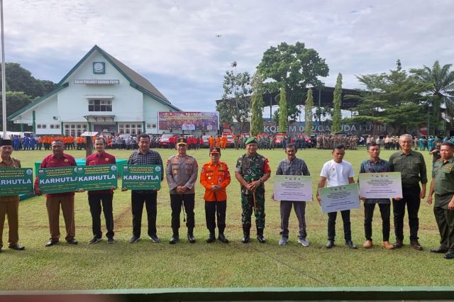 Pimpin Apel Siaga Darurat Penanganan Bencana Kekeringan dan Karhutla: Ini Pesan Gubernur Al Haris