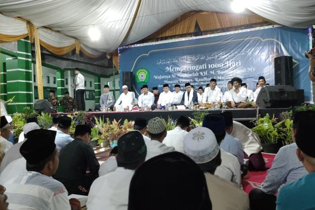 Gubernur Al Haris Hadiri Peringatan 1000 Hari Wafatnya KH M Burhan Jamil Muassis Ponpes Raudhatul Mujawwidin