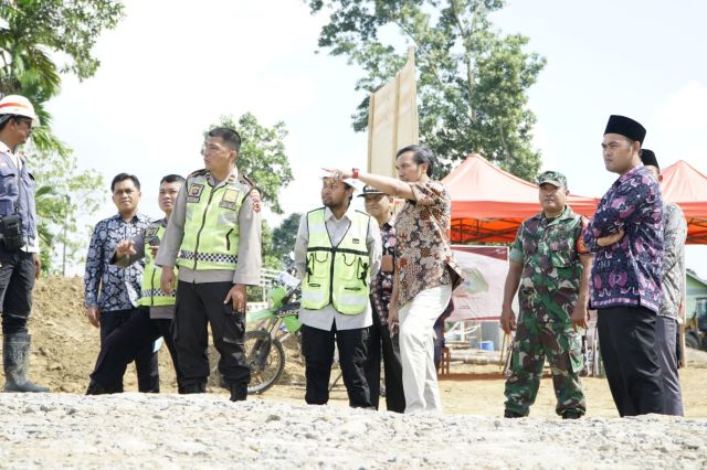 Turun ke Lokasi Tol Jambi- Betung, Edi Purwanto: Desember Sudah Bisa Dilalui