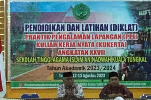 STAI An-Nadwah Kuala Tungkal Gelar Diklat PPL dan KUKERTA
